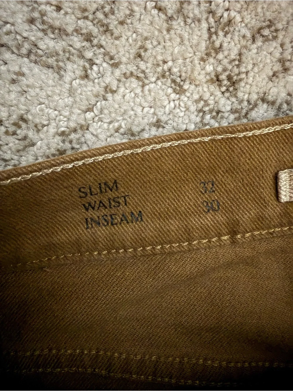 Men’s Brown Stretch Jeans